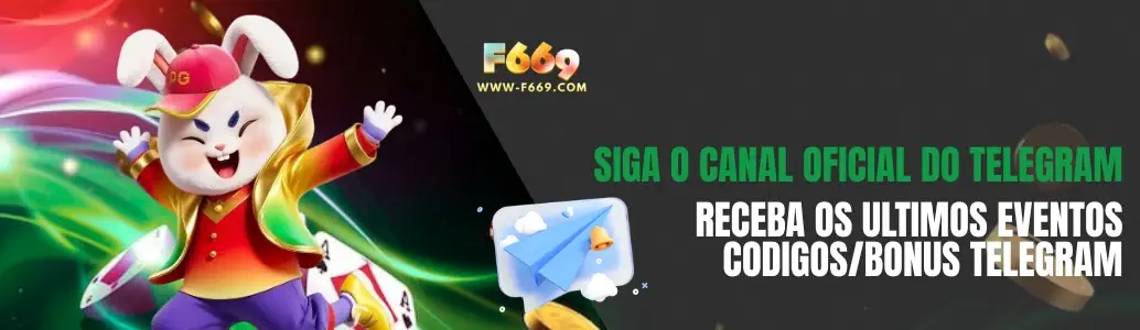 Siga o Canal Oficial do Telegram para Bônus